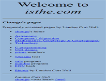 Tablet Screenshot of isthe.com